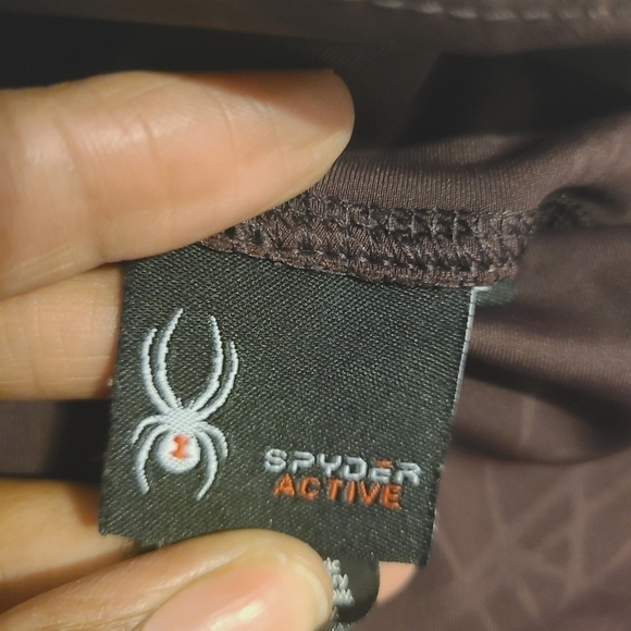 Spyder Active | Women's Maroon Full Length Yoga Leggings (Size Large) - Picture 6 of 10